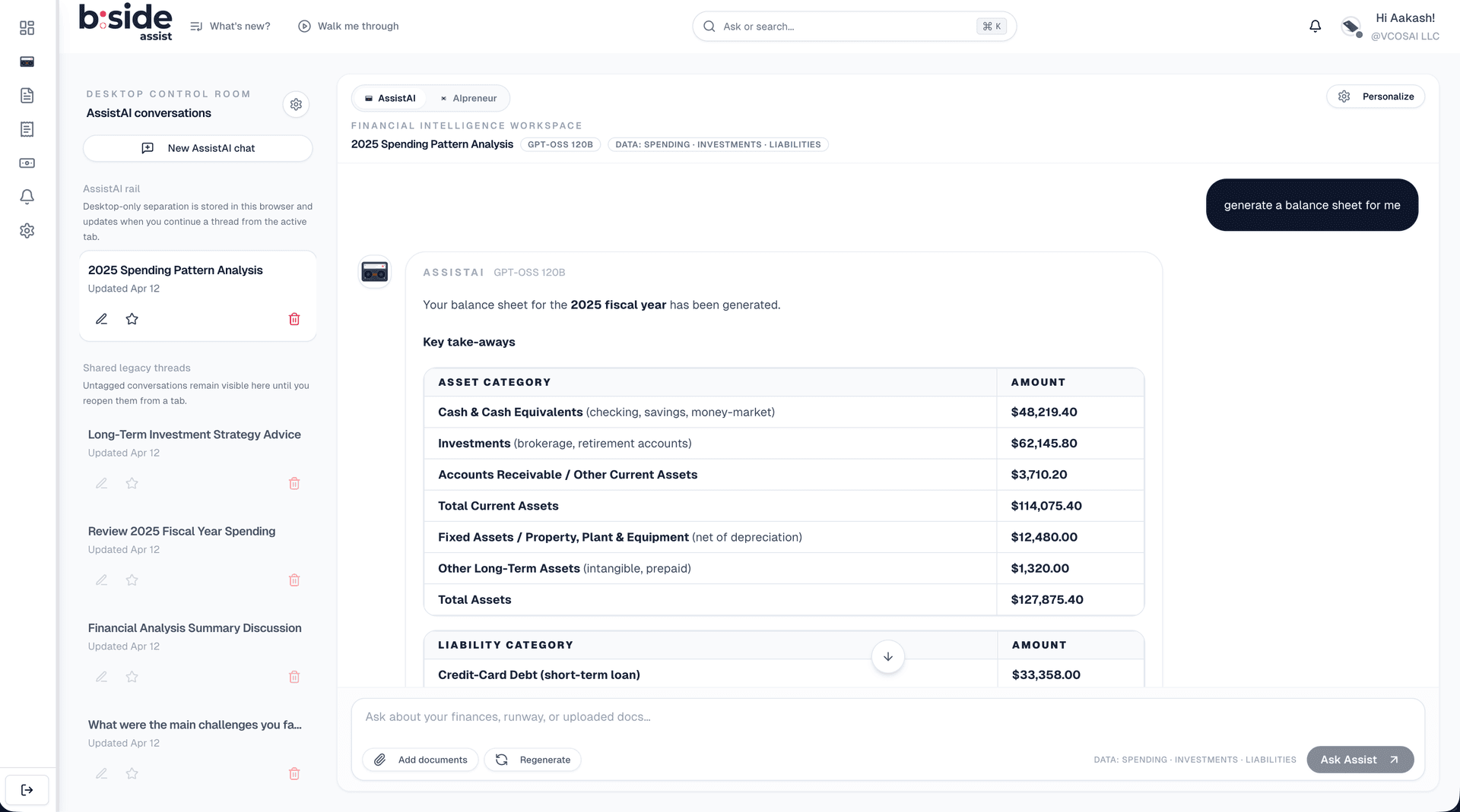 B:Side Assist AI Assist Architecture