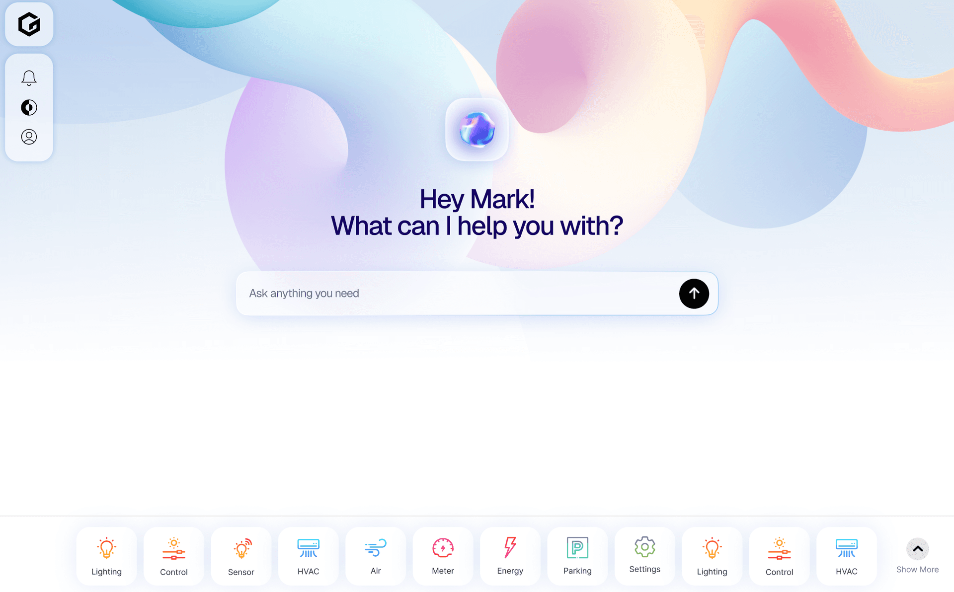 GrydAI Chatbot Interface